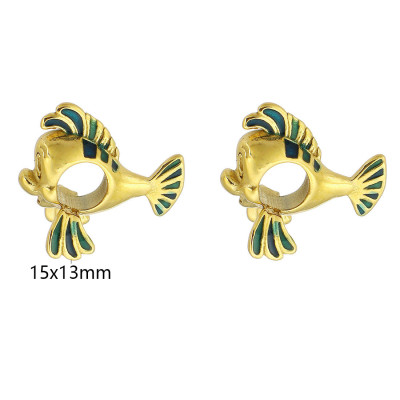 FISH bead made of surgical steel TWO VARIANTS