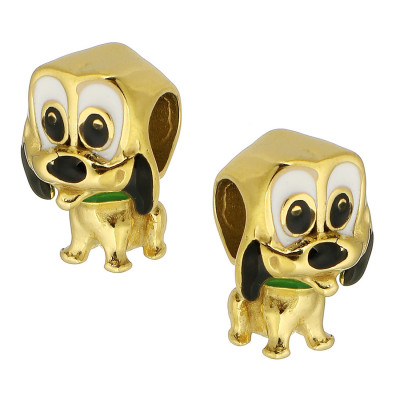 Dog bead surgical steel two color variants