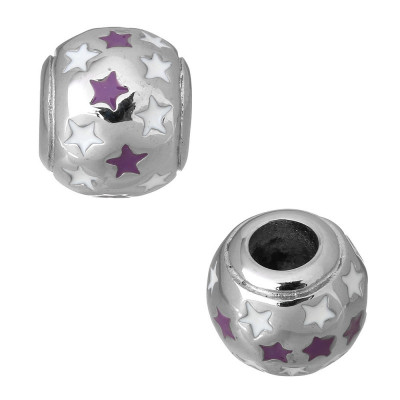 Large bead with surgical steel