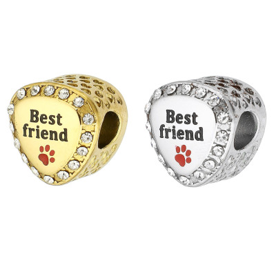 Bead Best friend surgical steel two variants