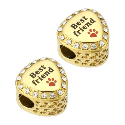 Bead Best friend surgical steel two variants