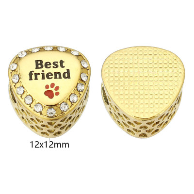 Bead Best friend surgical steel two variants