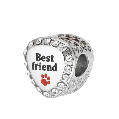 Bead Best friend surgical steel two variants