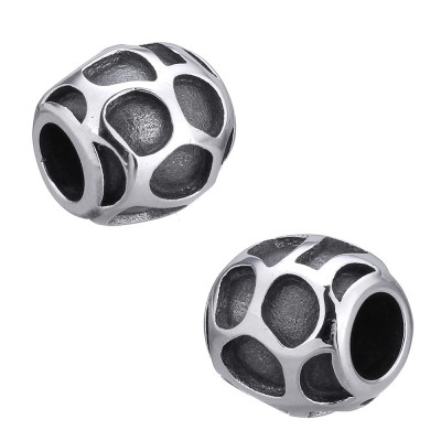 Large surgical steel bead