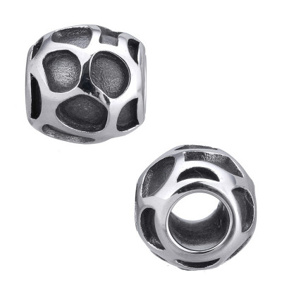 Large surgical steel bead