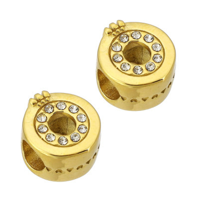 Korálek kolečko se šatony chirurgická ocel dvě varianty