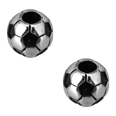 Bead soccer ball of surgical steel selection of two sizes