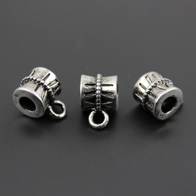 Bead bow with surgical steel eyelet