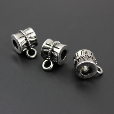 Bead bow with surgical steel eyelet