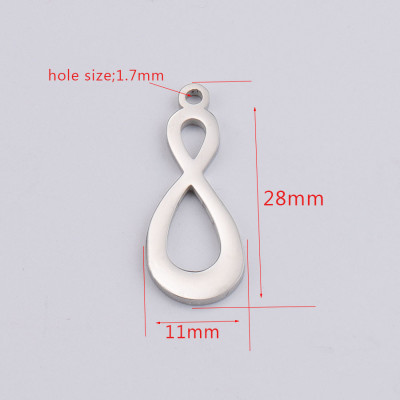 Pendant LÉZÁTÁ OSMIČKA surgical steel three color variants