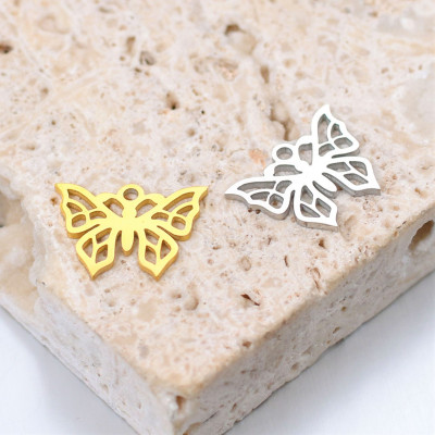 Přívěsek motýlek chirurgická ocel dvě barevné varianty