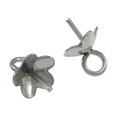 Decorative hook, 10 pcs, surgical steel