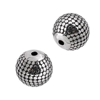 Bead dotted surgical steel