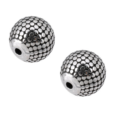 Bead dotted surgical steel