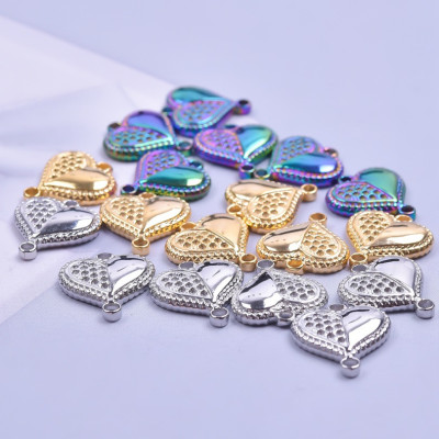 Connector HEART surgical steel 3 COLOR VARIANTS