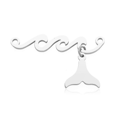 Wave connector surgical steel