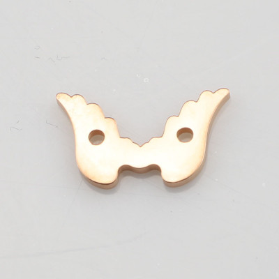 Wing connector surgical steel three color variants