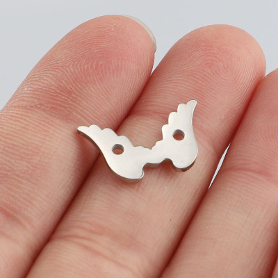 Wing connector surgical steel three color variants