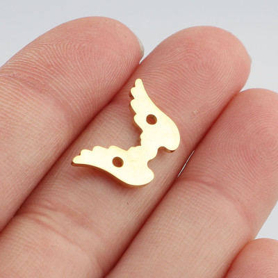 Wing connector surgical steel three color variants