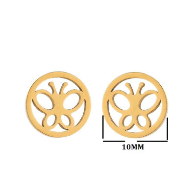 Pusety motýlci chirurgická ocel čtyři barevné varianty