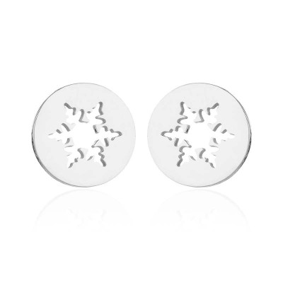 Puset snowflakes surgical steel four color variants