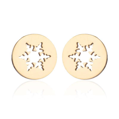 Puset snowflakes surgical steel four color variants