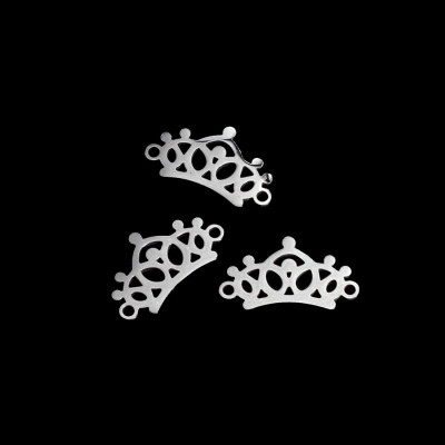 Surgical steel crown connector