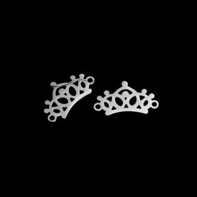 Surgical steel crown connector