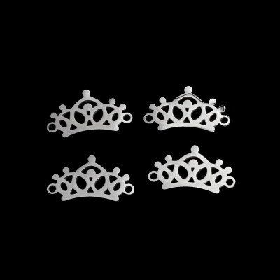 Surgical steel crown connector