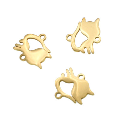 Connector cat surgical steel two color combinations