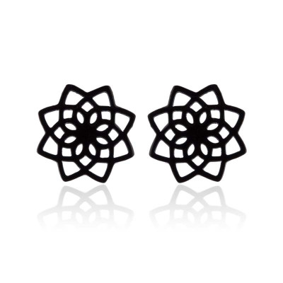 Earrings flowers surgical steel