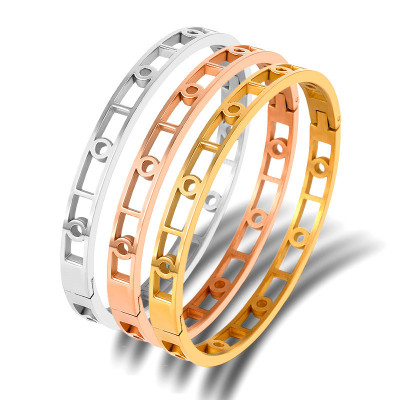 Bracelet surgical steel three color variants