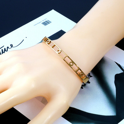 Bracelet surgical steel three color variants