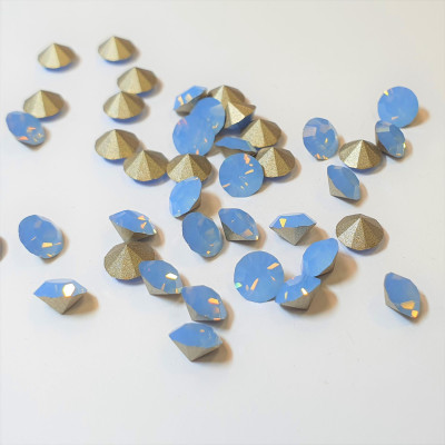 Preciosa SS24 Light Sapphire Opal gown