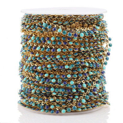 Řetízkovina s barevnými placičkami chirurgická ocel