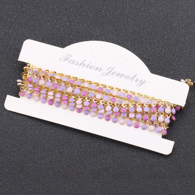 Řetízkovina s barevnými placičkami chirurgická ocel