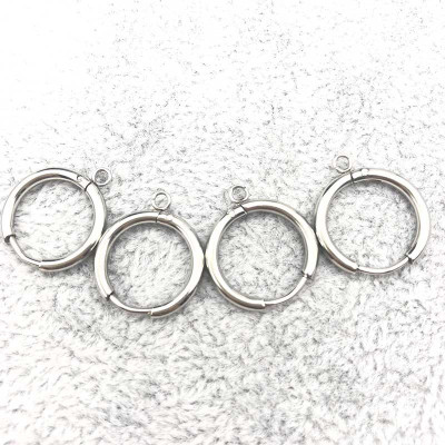 Kroužkové náušnice s očkem 14,5 nebo 19,5mm chirurgická ocel