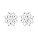 Earrings flowers surgical steel