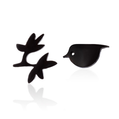 Puset bird on twigs surgical steel