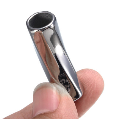 Solid 39 x 12 x 12mm polished stainless steel tube