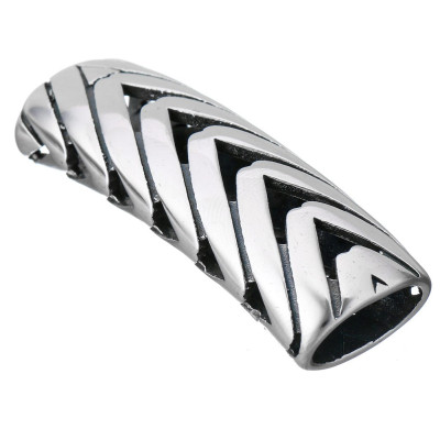 Solid polished tube 43 x 15 x 10mm made of surgical steel