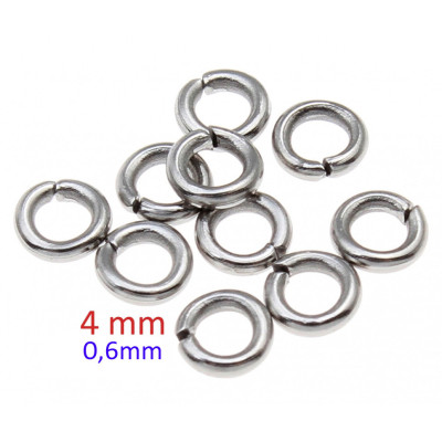 Close ring 4 x 0.6 mm stainless steel 304