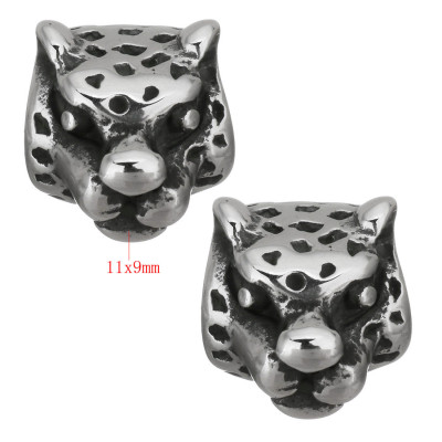 Leopard surgical steel bead