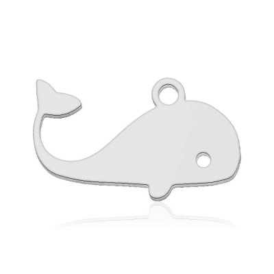 Přívěsek velryba chirurgická ocel