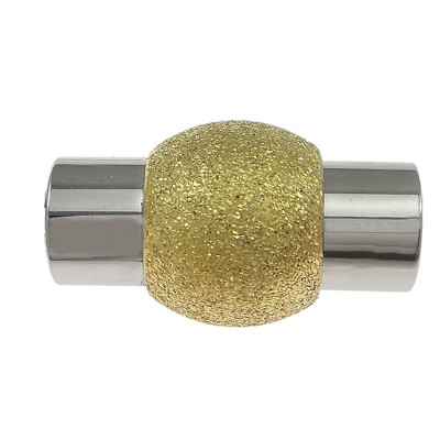 Magnetické zapínání ve zlaté galvanizaci průvlek 4mm z chirurgické oceli