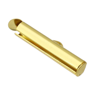 End for ball chains, surgical steel, gold galvanization