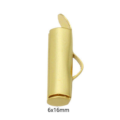 Koncovka pro kuličkové řetízky chirurgická ocel zlatá galvanizace