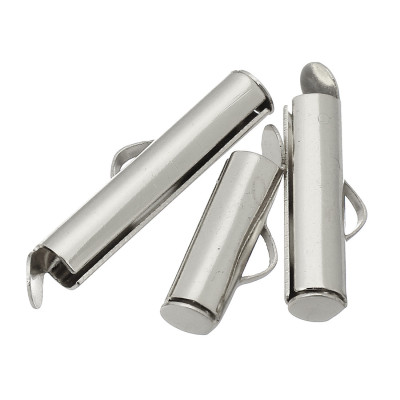 End cap for ball chains, surgical steel