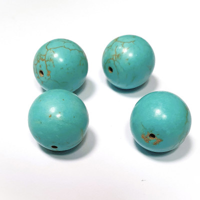 African jasper imitation turquoise bead 16mm