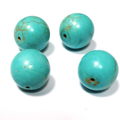 African jasper imitation turquoise bead 16mm